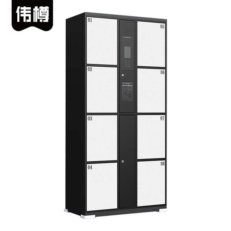 伟樽电子存包柜人脸识别8门850*460*1800mm台高清大图