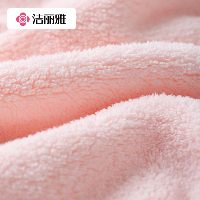 洁丽雅干发帽女超强加厚吸水速干2022新款擦洗头发毛巾包头巾浴帽814-1高清大图