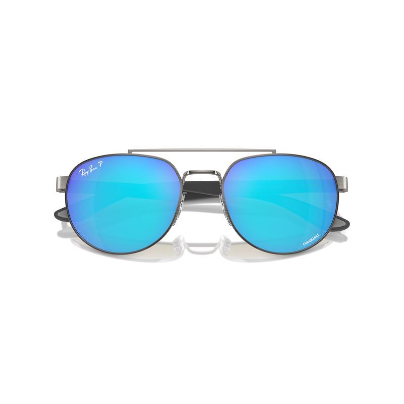 RayBan代购雷朋墨镜时尚男士遮阳金属框太阳眼镜蓝金偏光清晰防护