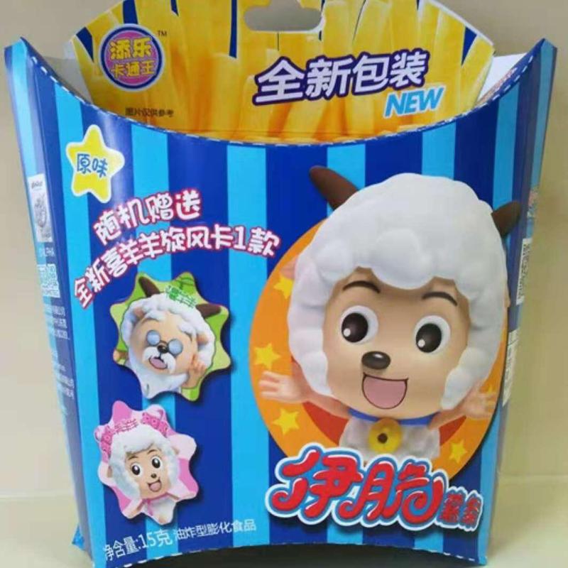 添乐卡通王15g喜羊羊伊脆薯条原味