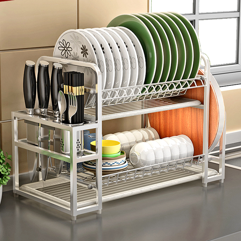 不锈钢双层厨具架