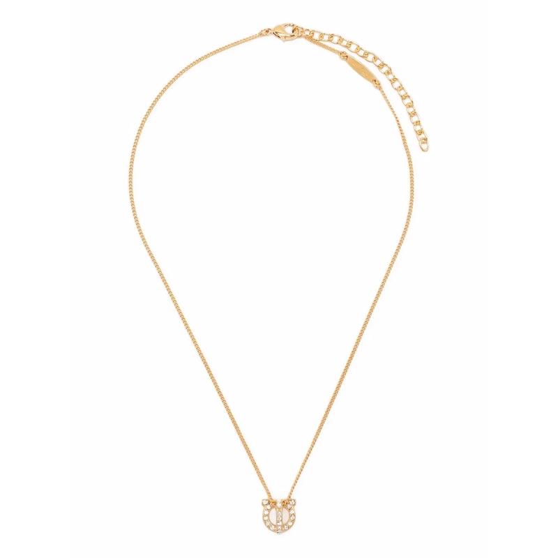 Ferragamo女款D水晶吊坠项链可调节cm时尚优雅饰品