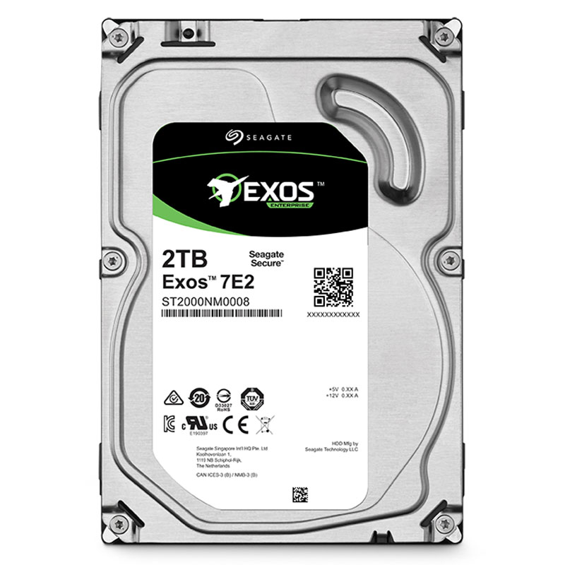 希捷(Seagate)2TB 128MB 7200RPM 企业级硬盘SATA接口希捷银河Exos 7E2系列