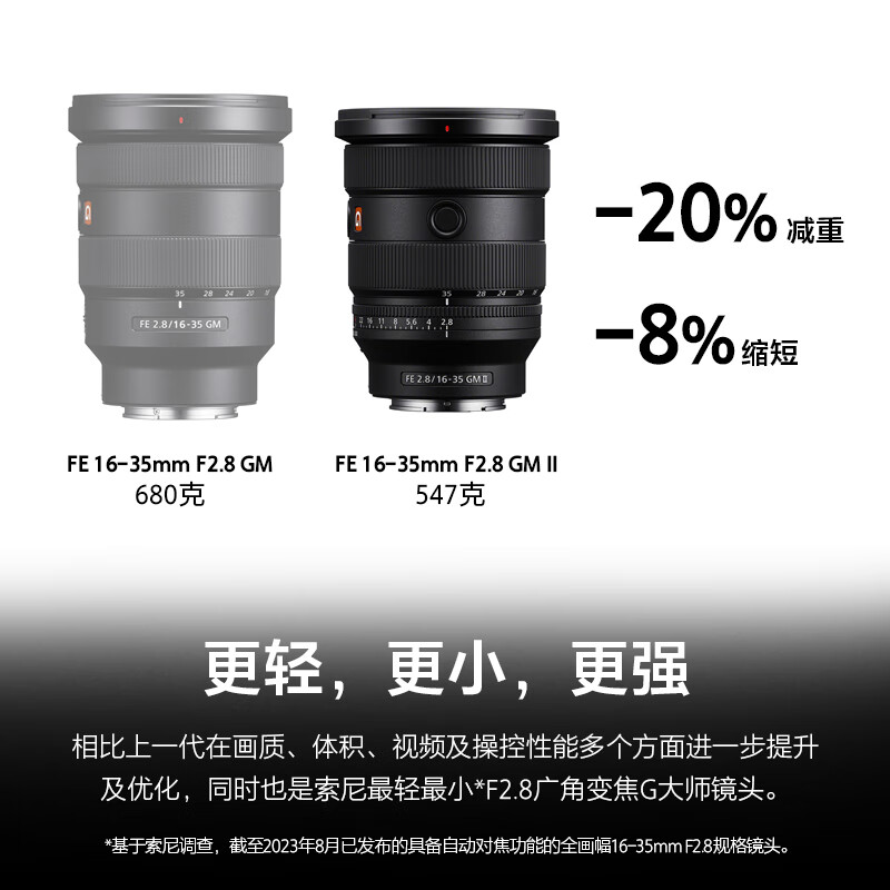 索尼 新一代全画幅大三元 超广角变焦 G大师镜头(SEL1635GM2) +ILME-FX30手持握柄套装 一套高清大图