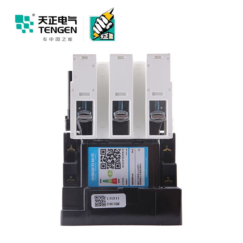 天正电气CJX1-9/22 220V3NO 2NO+2NC 45A交流50/60Hz 3P 02010060060接触器