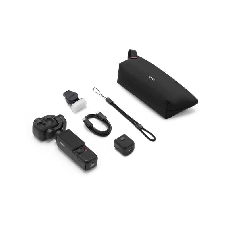大疆DJI Osmo Pocket 4P 双主摄口袋电影机 OP灵眸手持数码云台相机 标准套装 随心换 1年版高清大图