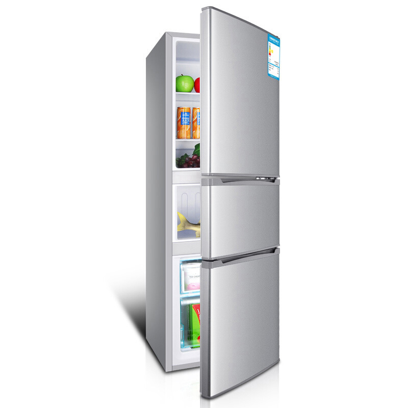 志高chigobcd138s180三门软冷冻冰箱家用三开门电冰箱节能冰箱小闪亮