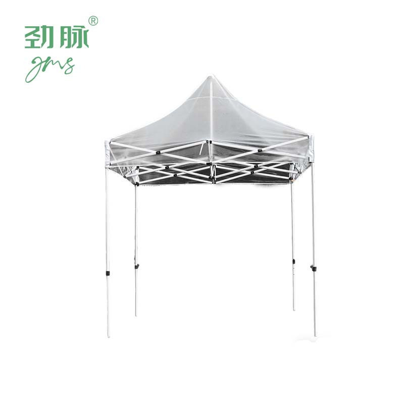 劲脉 全透明帐篷 特厚六棱架2*2*2M 顶高清大图