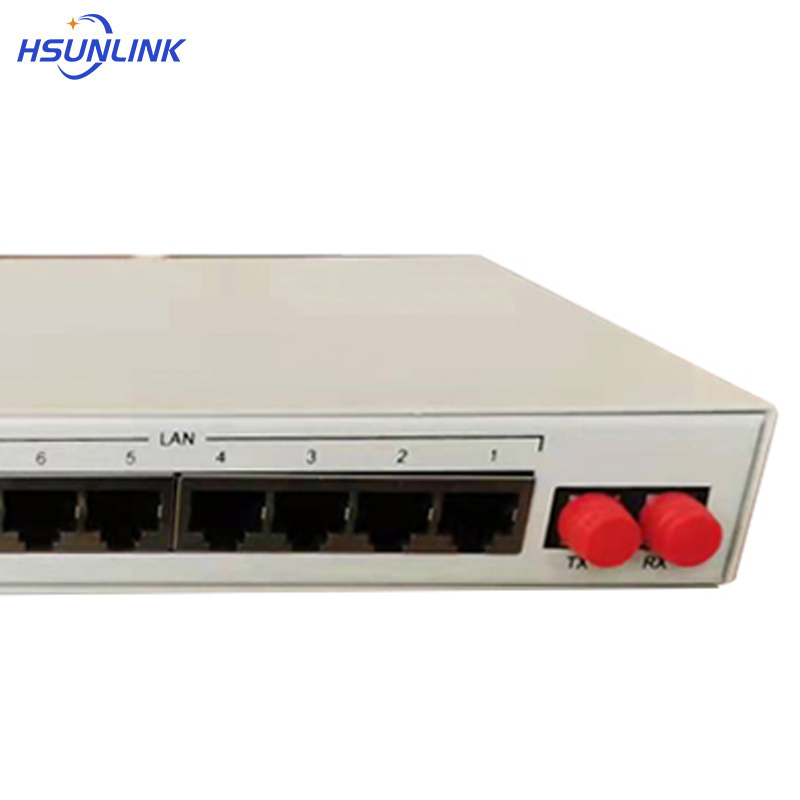 HSUNLINK 光纤收发器 HS 10/100SC25-8P 台高清大图