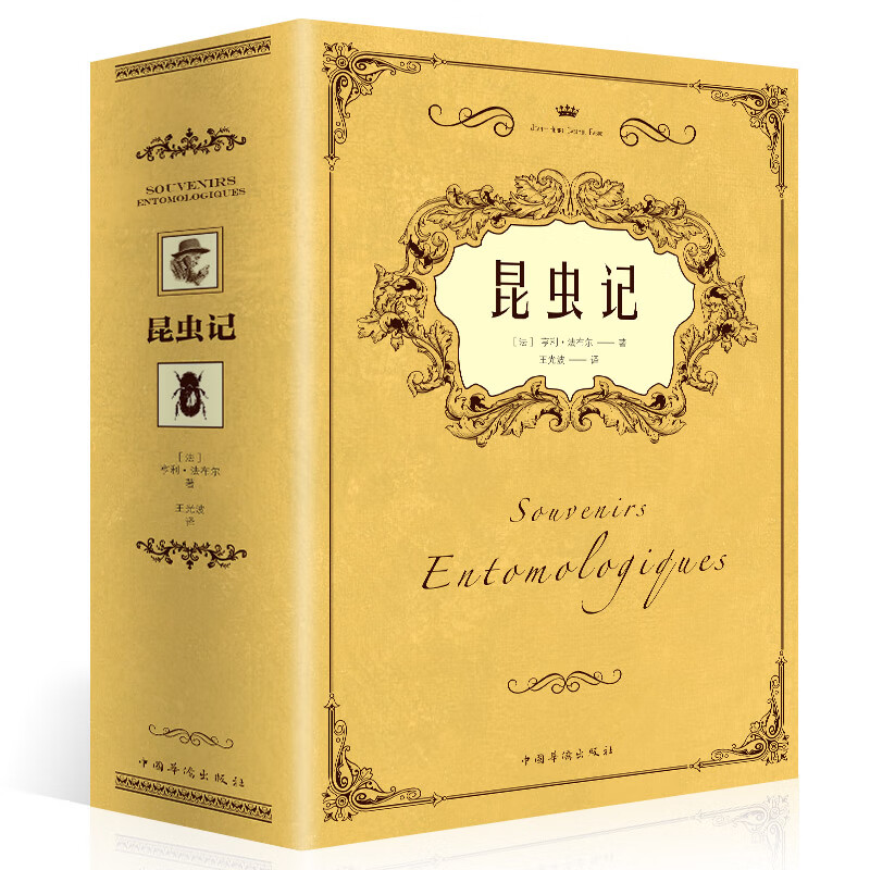 法布尔昆虫记正版原著完整版昆虫记彩图版科普八年级上初中课外阅读书籍昆虫图鉴昆虫百科全书昆虫书籍昆虫记光波译文学书 昆虫记高清大图
