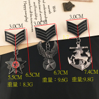 韩版饰品欧美原宿海军英伦胸章徽章复古学院风男女西装金属勋章送女朋友老婆生日礼物