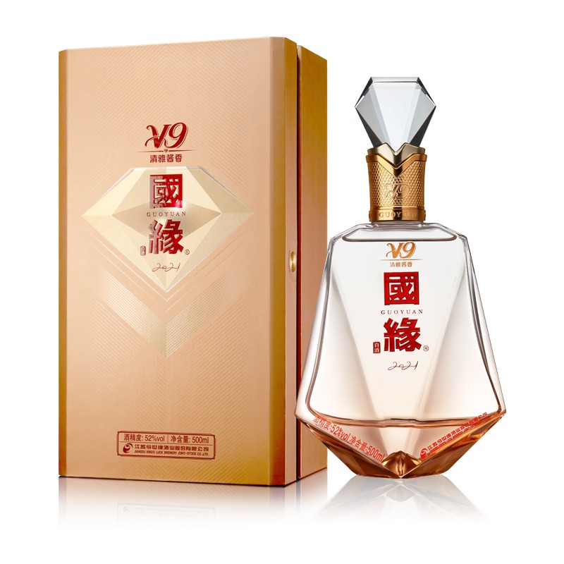 今世缘52度国缘v9商务版 清雅酱香500ml(h)