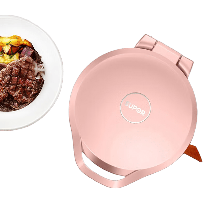 苏泊尔(SUPOR) JJ30A69 家用双面加热电饼铛 1500W (单位:台)粉色