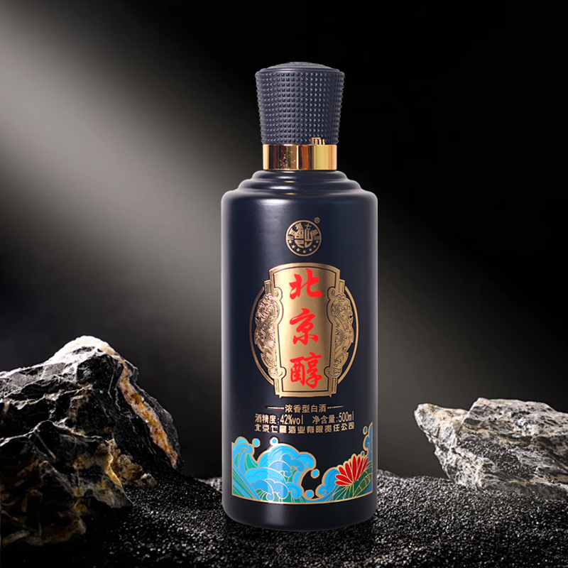 百福七星 北京醇 42度浓香型白酒 500ml/瓶 单瓶装高清大图