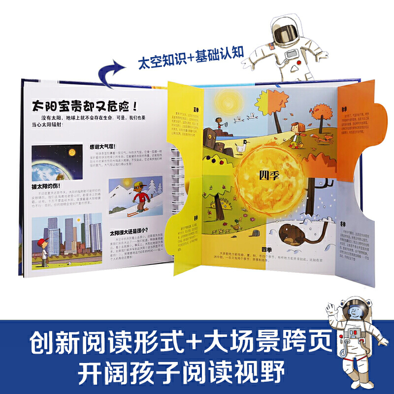 我们的动物王国 [正版]2024全新升级我们的身体我们的太空3d立体书3-6-9岁儿童身体太空宇宙科普书硬壳书空航天宇航