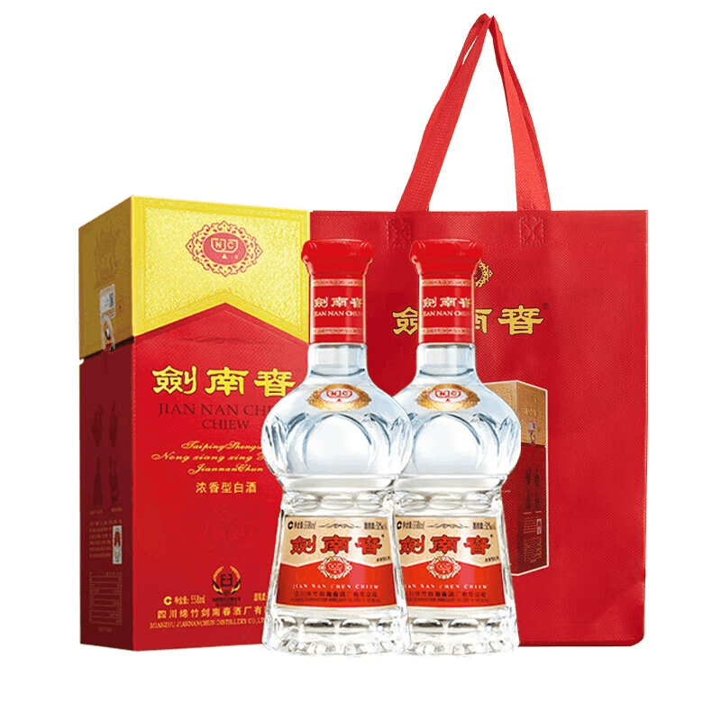 【新品×未開封2本 ※袋付き】 剣南春 沈香型白酒 楽天市場】［飯能本店］ 中国酒 剣南春 珍藏級 白酒 100ml