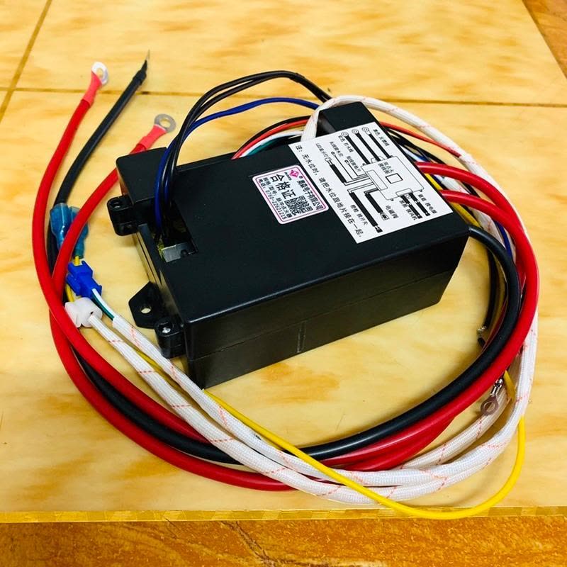 电源开关2个装 商用燃气煮面炉蒸包炉煮面桶配件脉冲点黑盒子控制器单线图片