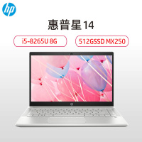 惠普(hp)星系列 星14-ce2017TX 轻薄本14.0英寸笔记本电脑(i5-8265U 8G 512GB 独显 银)