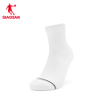 乔丹 透气运动袜子男袜跑步篮球袜短袜舒适训练中筒袜QTEAD3253005 乔丹白