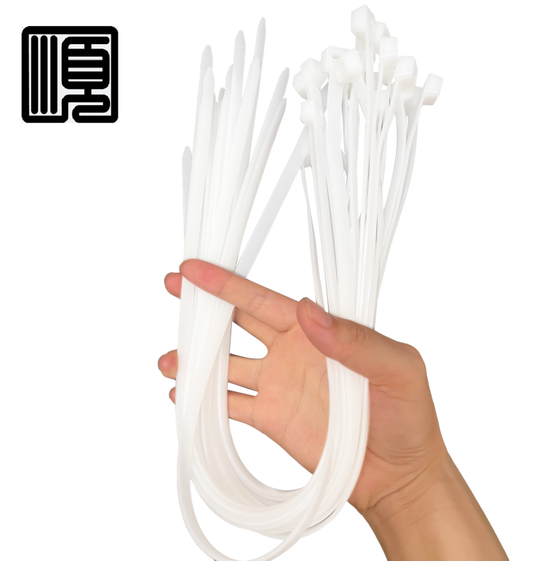 顺心捷 自锁式尼龙扎带 8×200mm 100根/包高清大图
