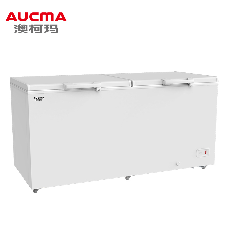 澳柯玛(AUCMA)商用卧式茶叶大容量冰柜 冷藏冷冻转换顶盖门 批发雪糕冷柜低温-26℃ BC/BD-630SNA