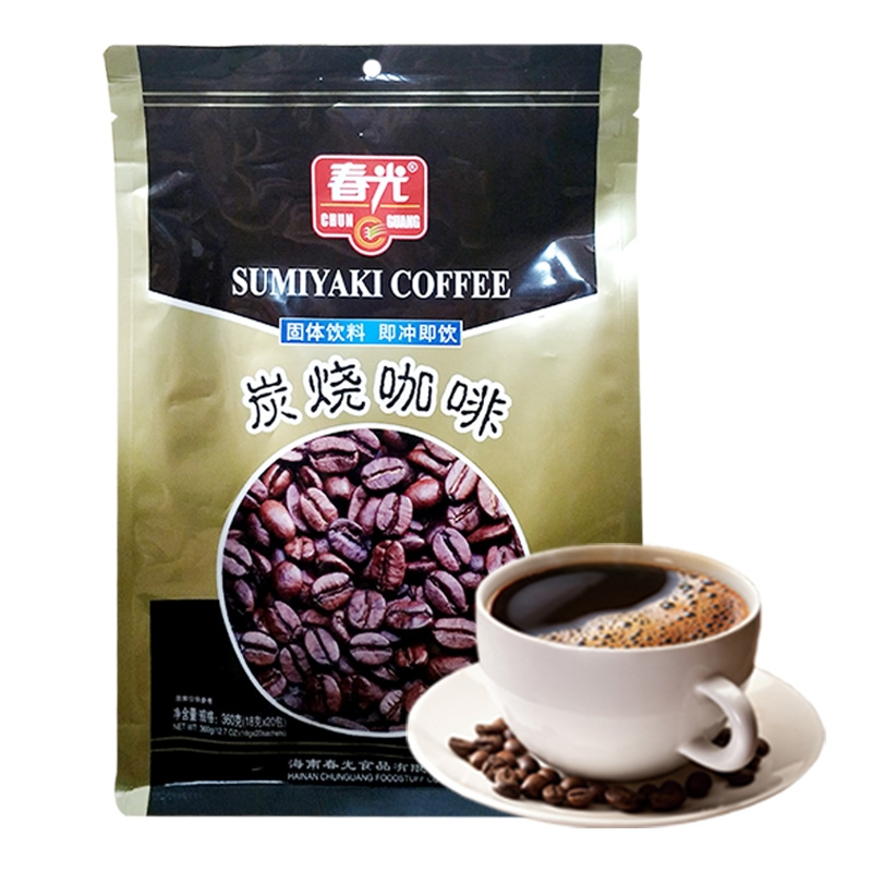 春光炭烧咖啡粉三合一速溶咖啡360g (18g*20包)海南特产冲调饮品