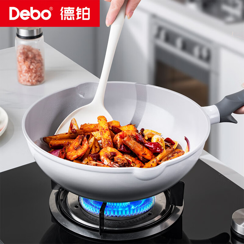 德铂(Debo) 霍普32cm炒锅 DEP-977高清大图