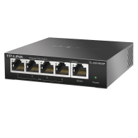 普联(TP-LINK)TL-SG1005P 5口千兆非网管以太网PoE供电交换机4口千兆网线供电