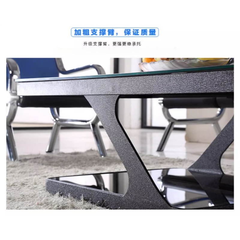 宜掌柜 钢化玻璃茶几 60cm 张高清大图