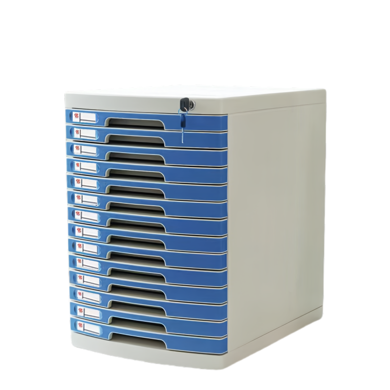 铭思达桌面文件柜大号十四层个高清大图