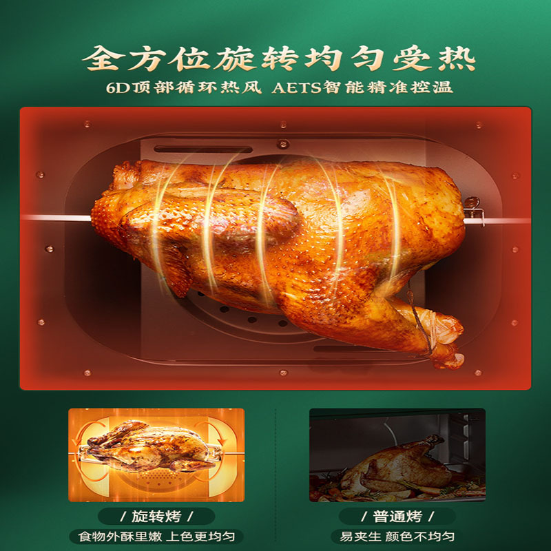 苏宁宜品北美电器(ACA)空气炸烤箱家用小型18L全自动多功能空气炸锅ATO-EAF18A