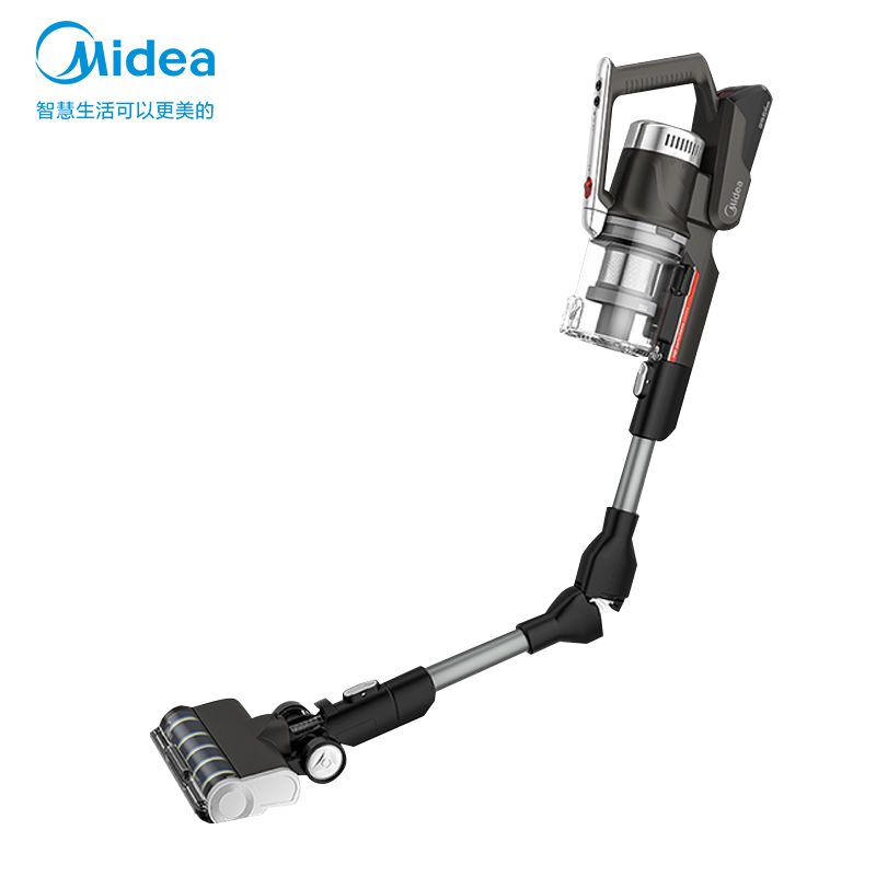美的(Midea)无线手持吸尘器P7 Flex 除螨大吸力吸尘 免弯腰设计 150W强悍吸力 60min长续航