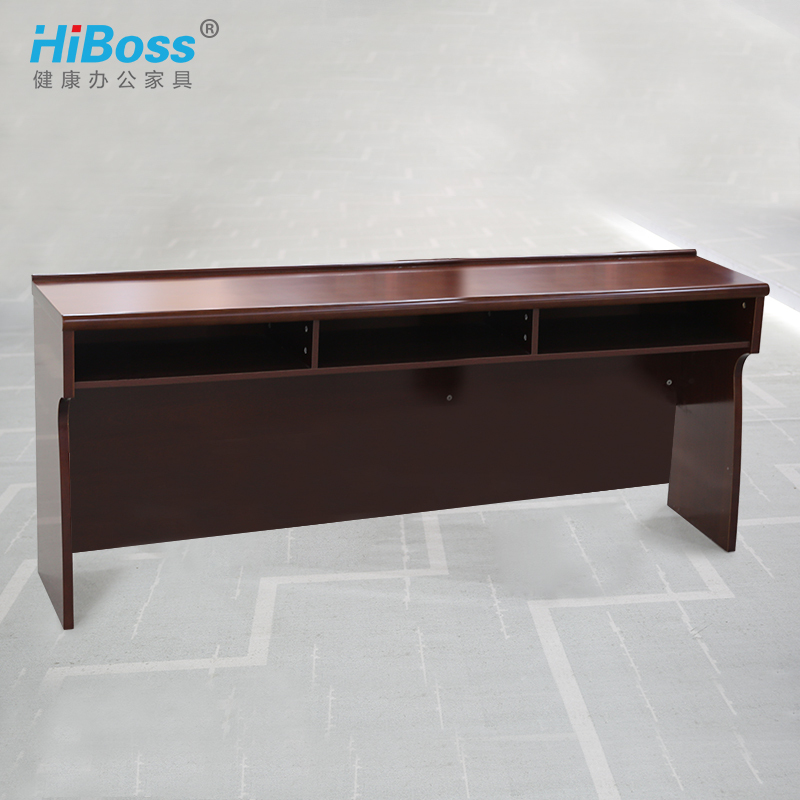 HiBoss办公桌油漆开会条桌会议桌三人位培训桌课桌
