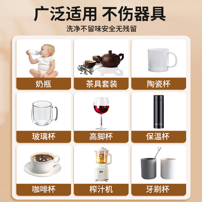 兴洽茶垢清洁剂一盒装高清大图