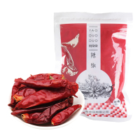 姚朵朵辣椒干50g 袋装调味料红辣椒可磨辣椒粉面切辣椒段火锅底料