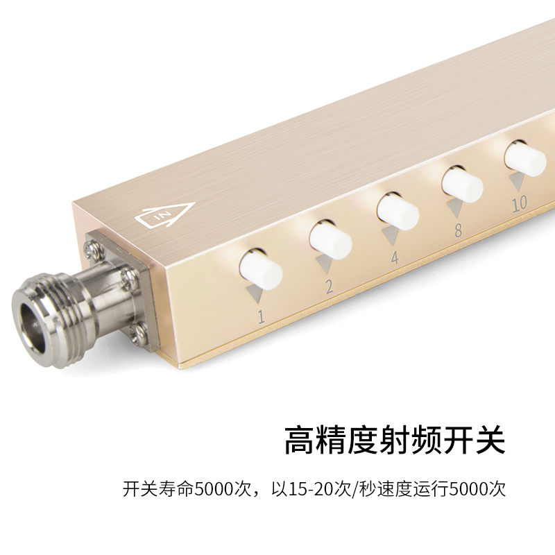 博扬 N型射频可调衰减器/信号 5W N型-KK可调0-60dB 按键步进可调衰减器0-3GHz BY-N-BJ60