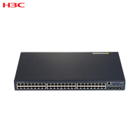 华三(H3C)S5130-52S-SI 48口千兆企业级高性能交换机 1000Mbps 千兆以上 高性能以太网交换机