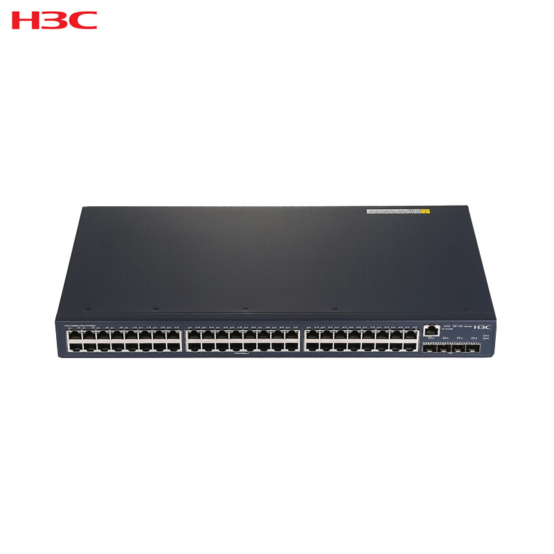 华三(H3C)S5130-52S-SI 48口千兆企业级高性能交换机 1000Mbps 千兆以上 高性能以太网交换机