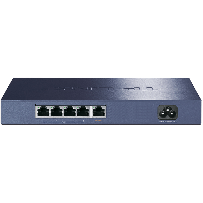 自营 TP-LINK 以太网POE交换机 TL-SF1005PE 5口百兆