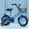 新款儿童自行车1218寸男女童适用39岁宝宝单车 普配天空蓝+闪光轮+工具包 18寸适合身高【110-140cm】