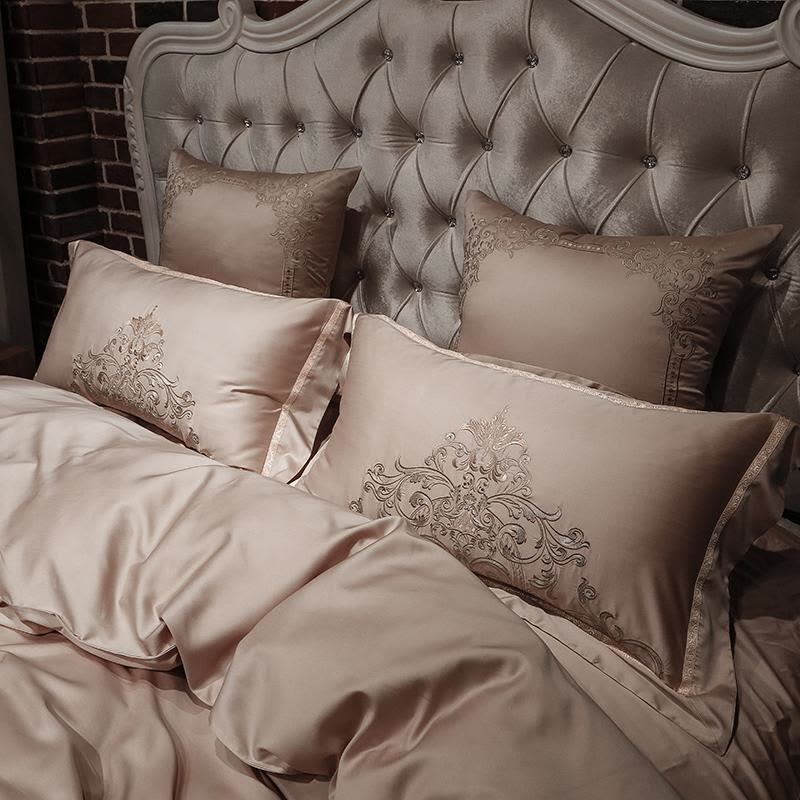 新款60S天丝绣花四件套图片