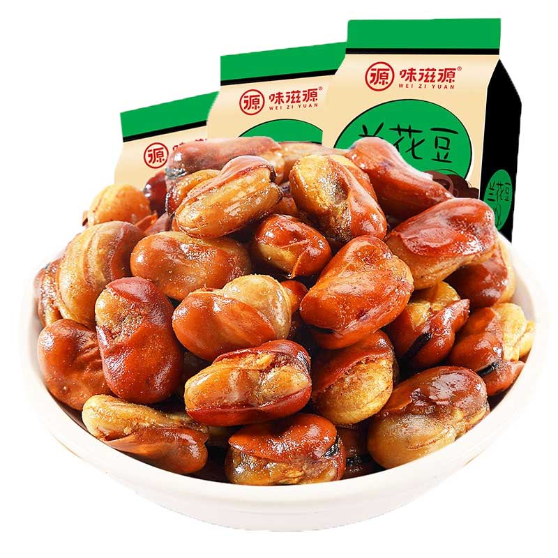 味滋源 兰花豆120g*3袋 坚果炒货特产小吃休闲零食品