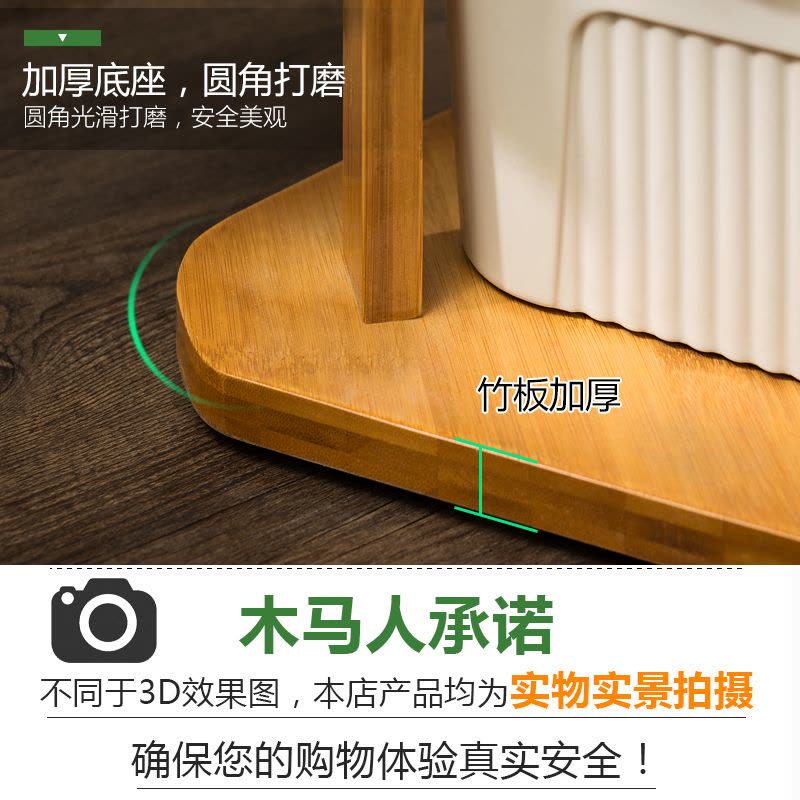 衣帽架落地挂衣架卧室简易实木柜子衣服包置物家用简约现代图片
