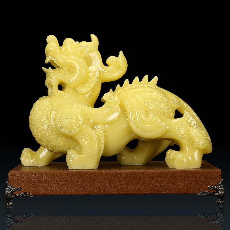 逸沁堂玉石貔貅摆件招财风水皮丘聚财貔恘家居客厅装饰店铺开业礼品