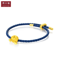 周大福 迪士尼经典系列 唐老鸭屁屁 定价足金金转运珠/吊坠/配绳