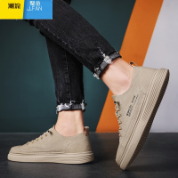 聚范安­誻男鞋2024新款休闲皮鞋男士雨天防水工作运动平板鞋软底男款