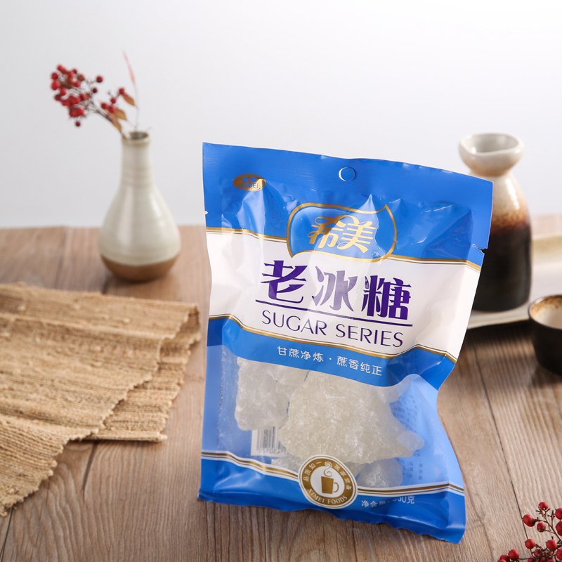 希美350克老冰糖老冰糖调料炖汤食用糖冰糖一级甘蔗提炼冰糖单包