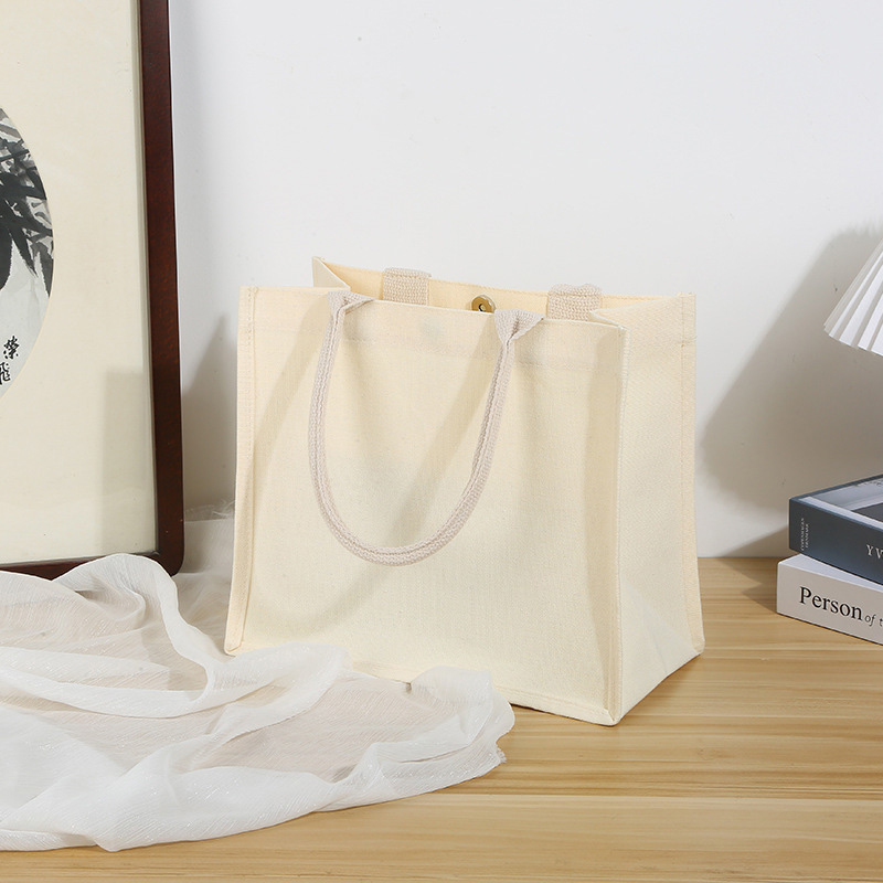 海亚森 M1C140 大号帆布立体托特公文包包底37侧12高32cm 1个(计价单位:把)米白高清大图