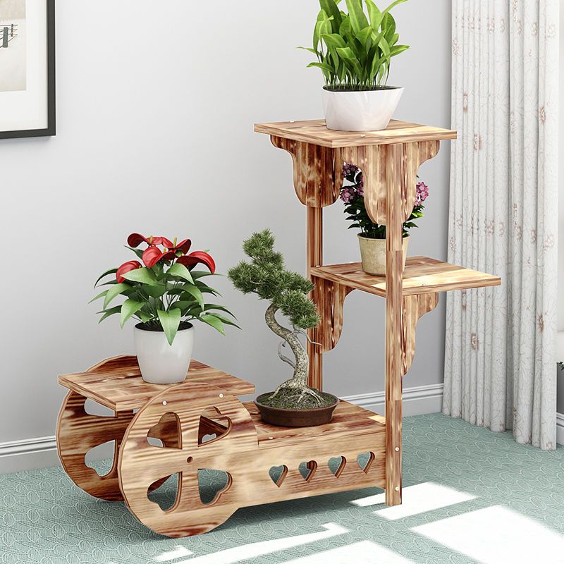 实木阳台花架子多层特价室内花架子落地置物架客厅花盆架特价花架