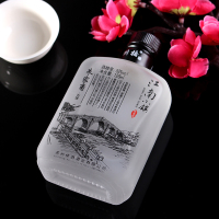 苏州桥江南小镇52度白酒景点图案浓香型小白酒四瓶每盒装